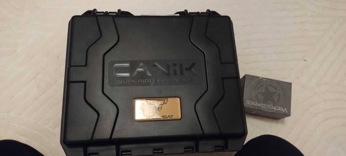 Canik TTI Combat - jak nowy, z kolimatorem Vector Optics